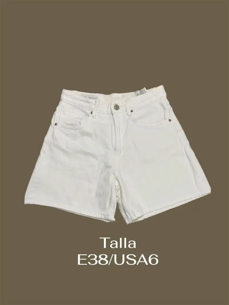 Shorts de mezclilla azul T38 - 2