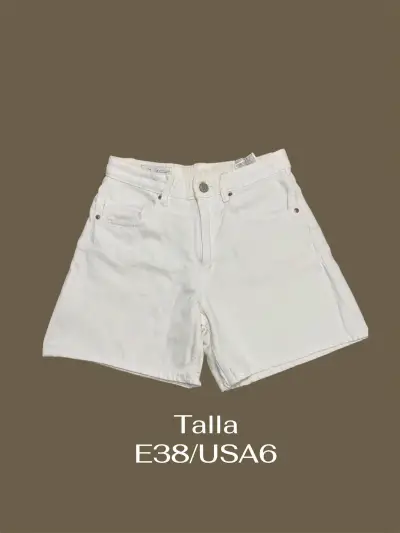 Shorts de mezclilla azul T38 - miniatura 2