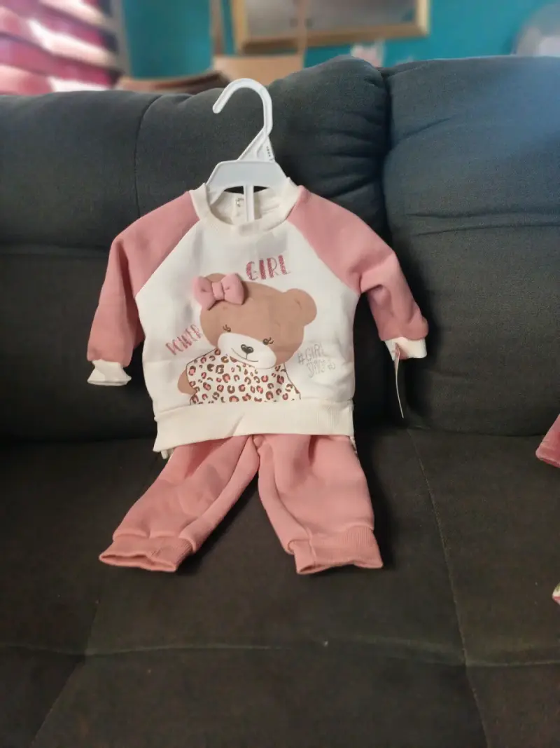 Conjunto infantil rosa con ovejita - 2
