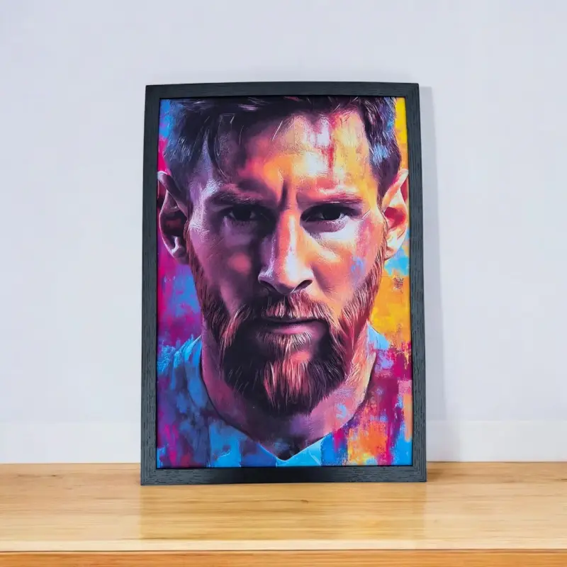 Cuadro decorativo de fútbol messi - 1