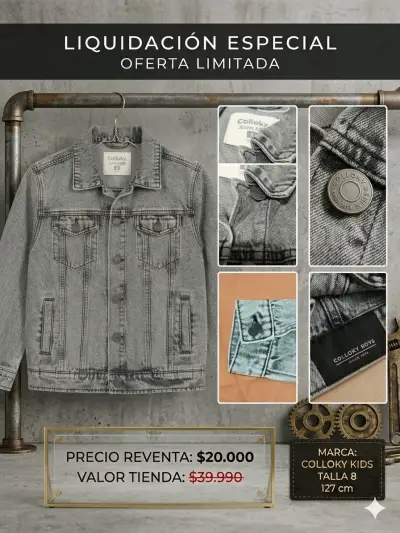 CHAQUETA MEZCLILLA COLLOKY | UN CLÁSICO QUE N - miniatura 1