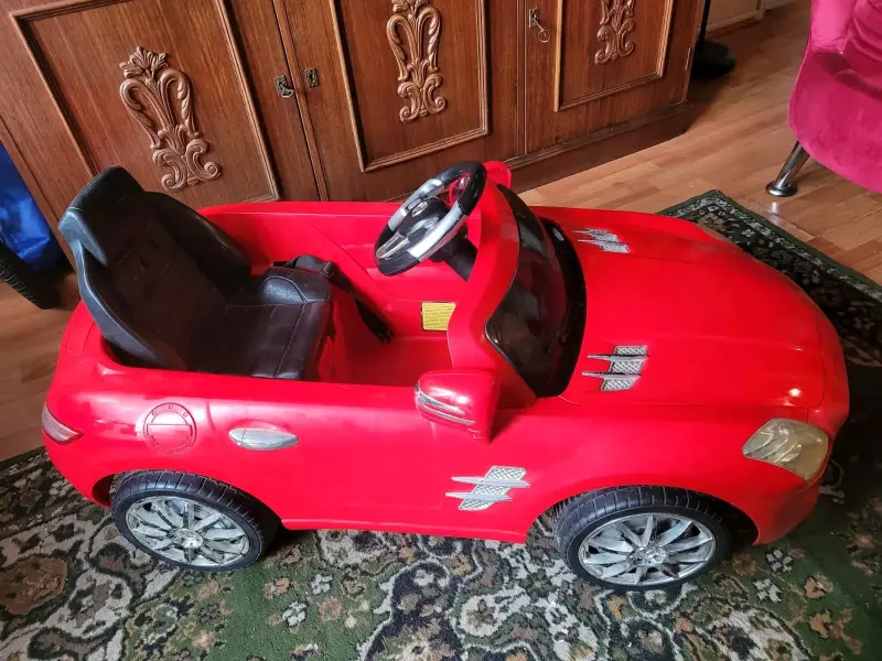 Auto eléctrico para niños rojo - 6