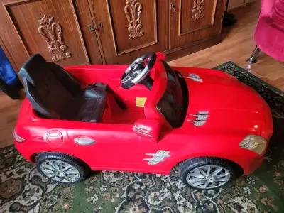 Auto eléctrico para niños rojo - miniatura 6