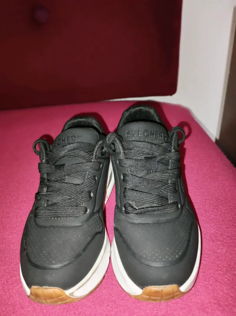Zapatillas negras Skechers - 4