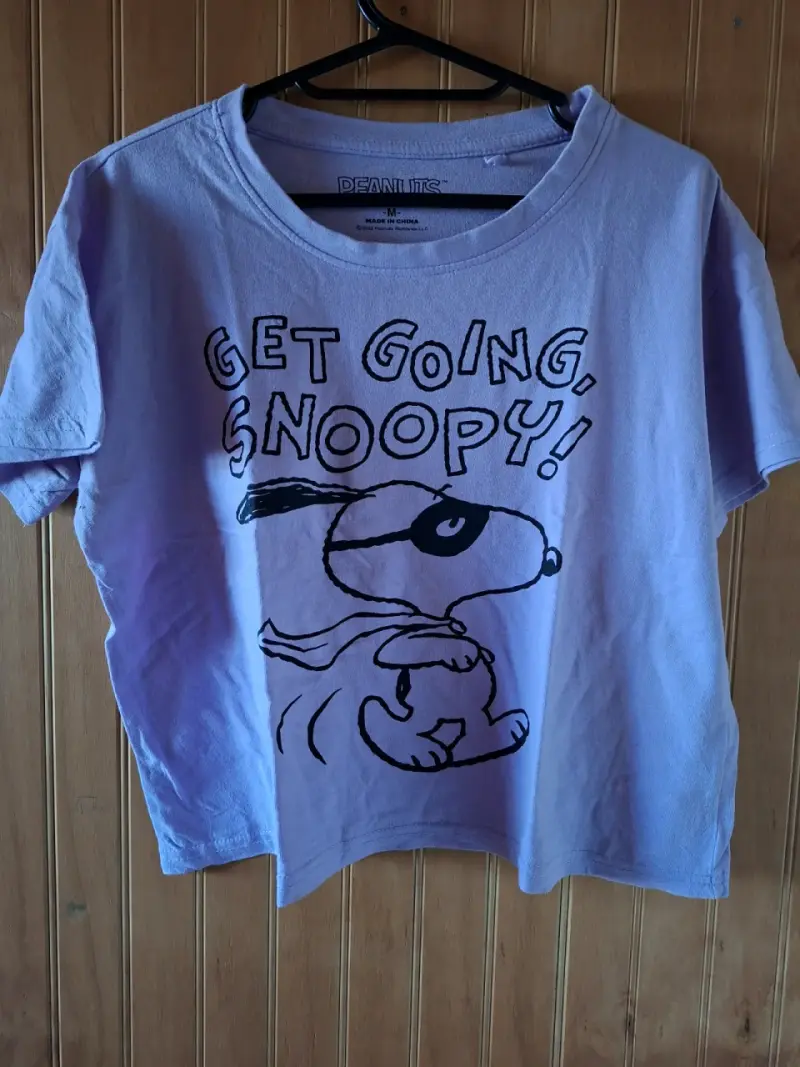 Polera Snoopy estampada