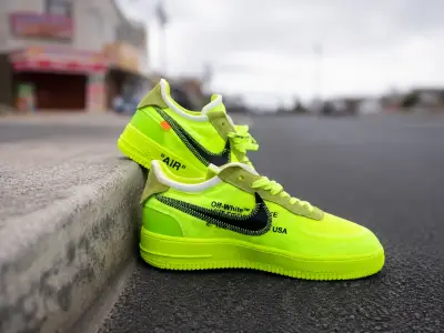 Zapatillas deportivas verdes neón - miniatura 1