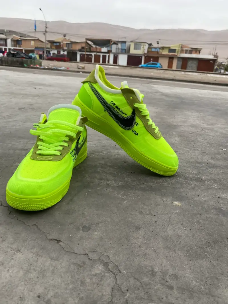 Zapatillas deportivas verdes neón - 4