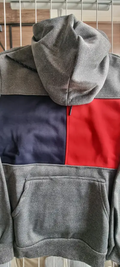 Polerón capucha tricolor - miniatura 2