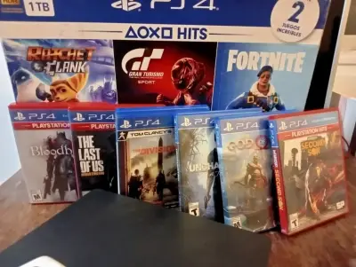 Consola PlayStation 4 con juegos - miniatura 2