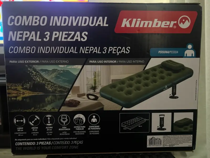Colchón inflable Klimber individual - 1