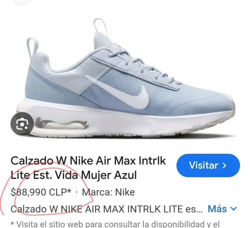 Zapatillas deportivas celestes Nike Num. 39 - 6