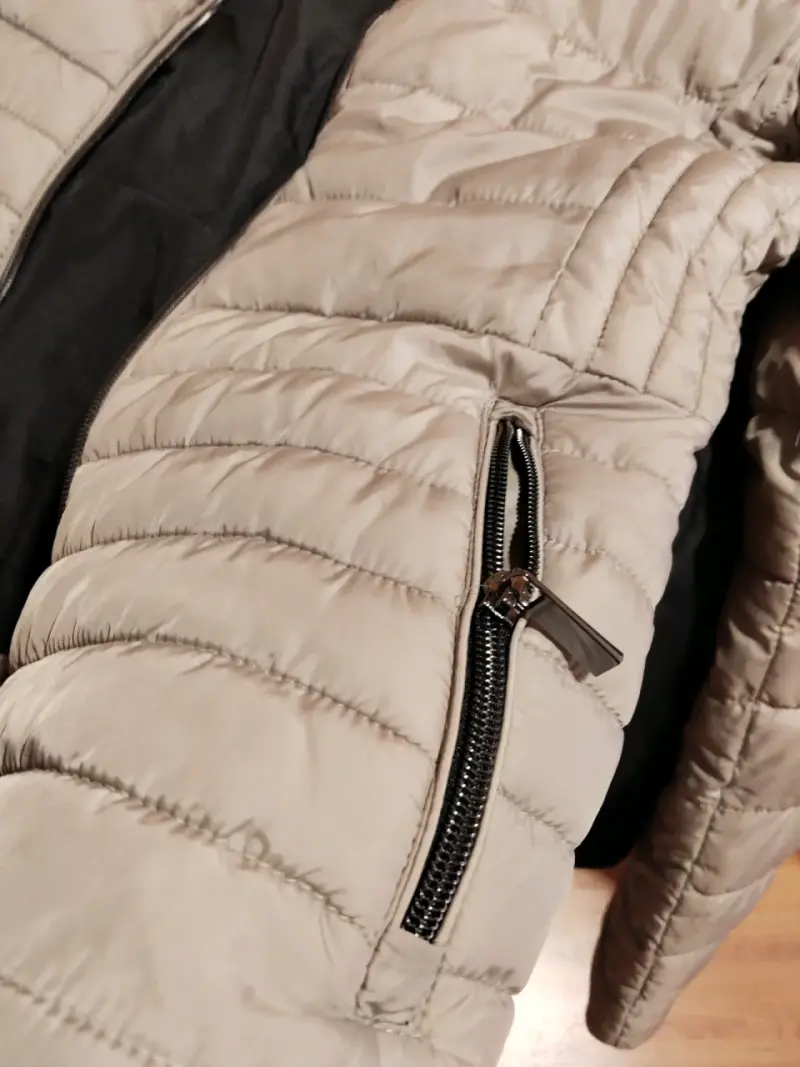Chaqueta beige zara - 4