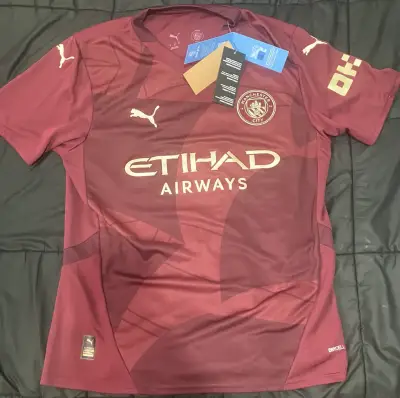 Camiseta Manchester City granate - miniatura 1