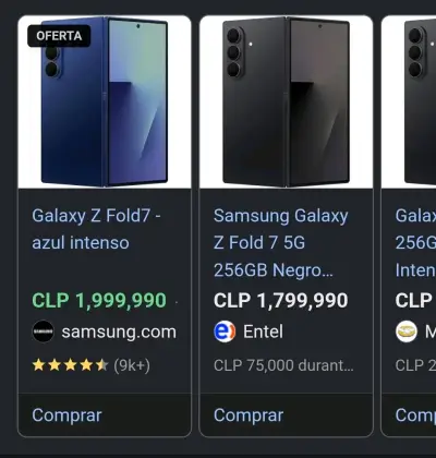 Samsung Galaxy Z Fold 7 256GB azul - miniatura 6