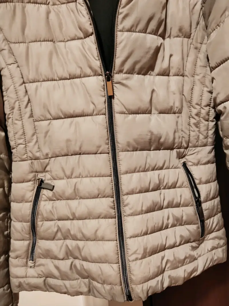 Chaqueta beige zara - 5