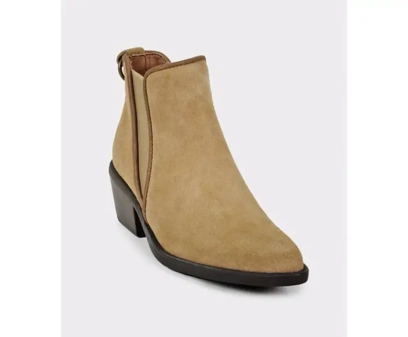 Botines de cuero beige marca Degas Número 39 - 3