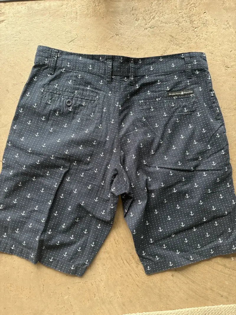 Bermudas azul marino con anclas - 2