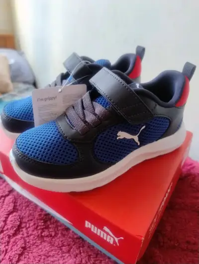 Zapatillas deportivas azules Puma - miniatura 1