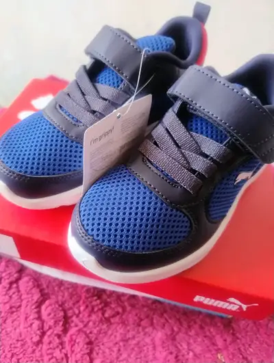 Zapatillas deportivas azules Puma - miniatura 3