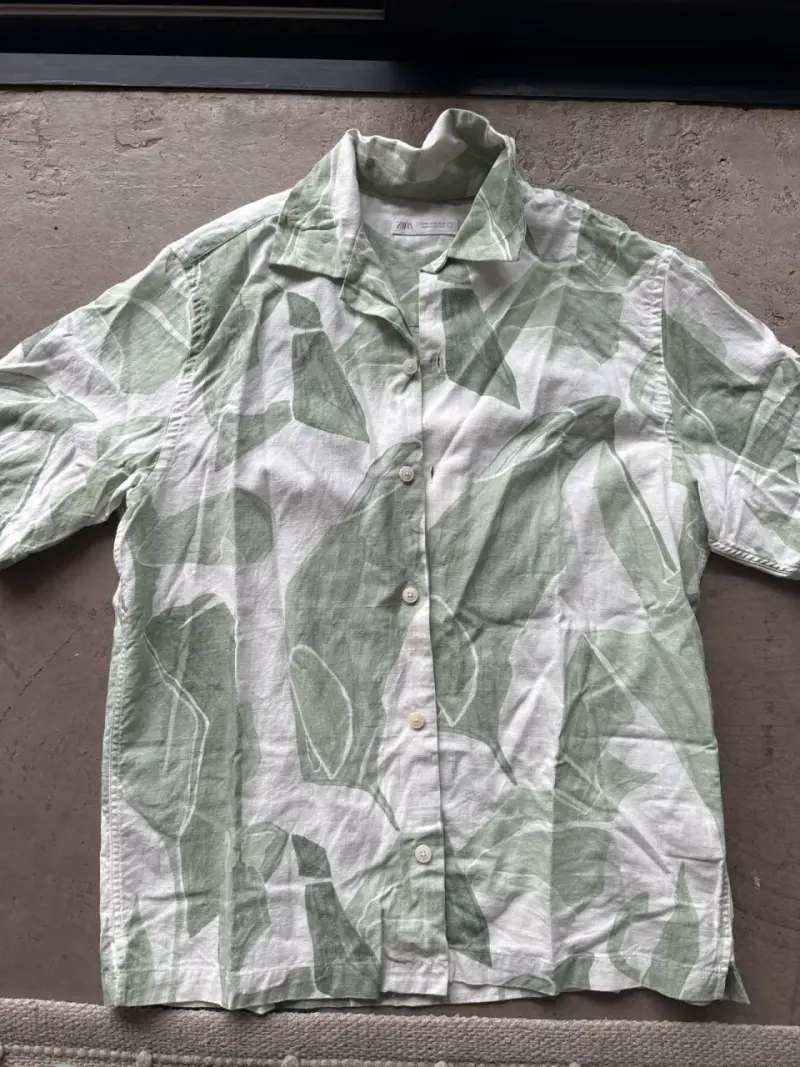 Camisa manga corta estampada