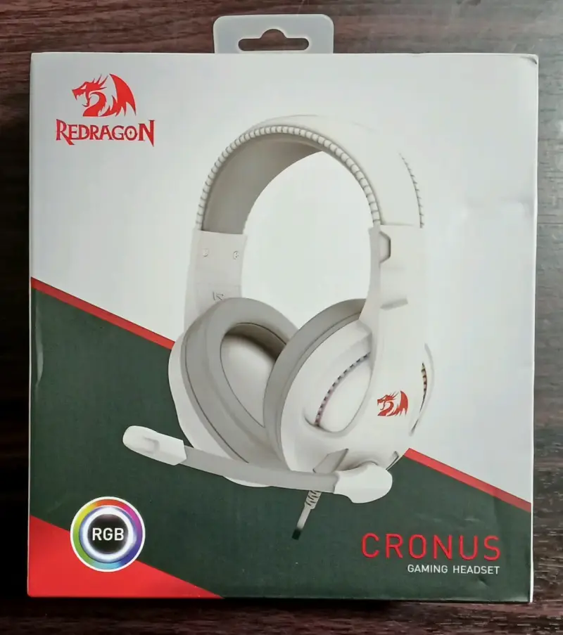 Auriculares gaming Redragon blancos - 1