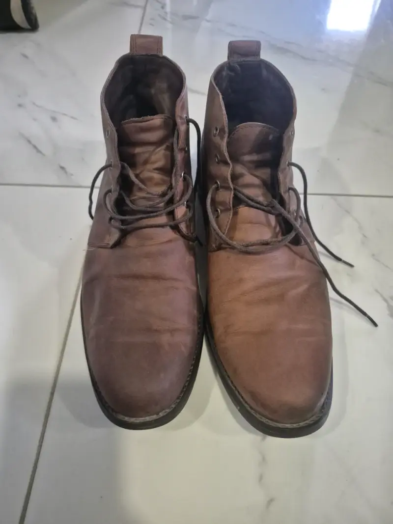 Botas de cuero marrón - 2