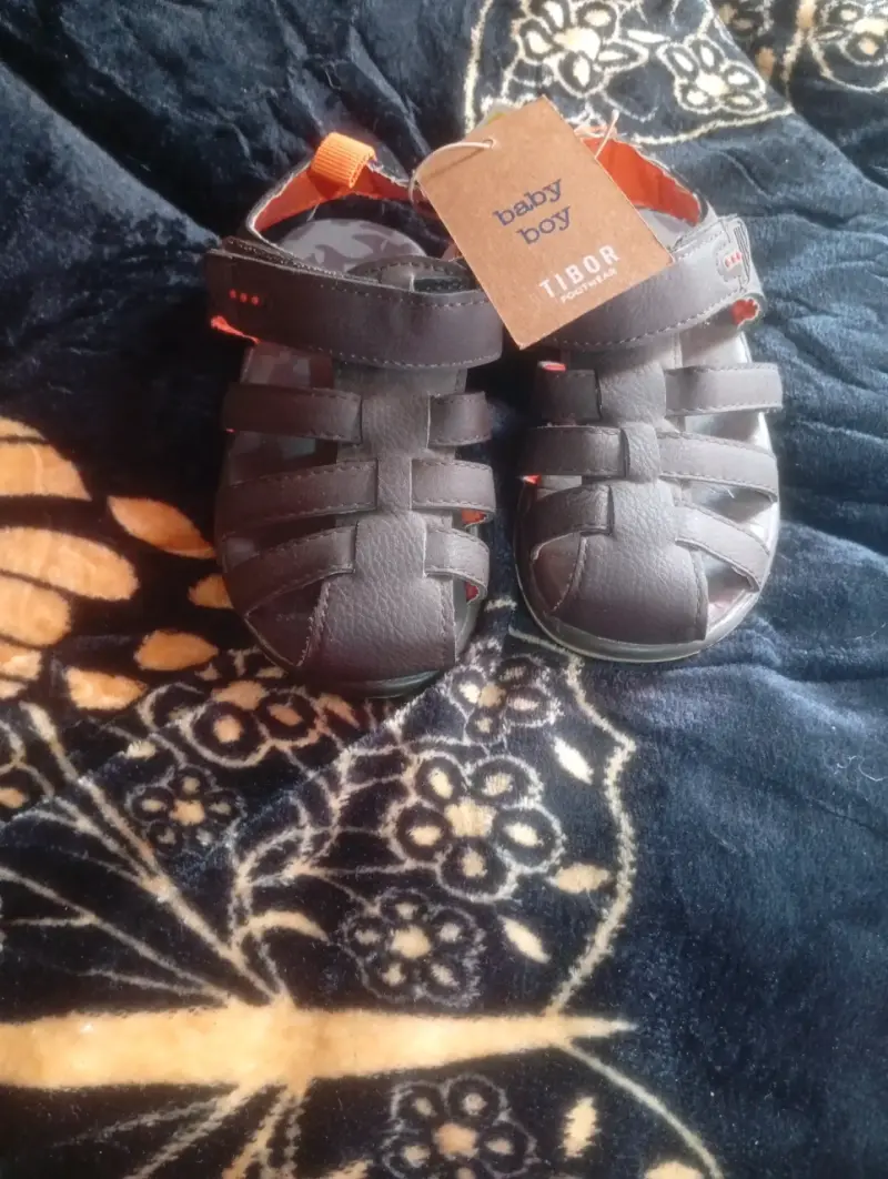 Sandalias de niño Tibor negras - 1