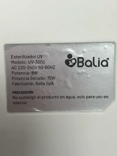 Esterilizador secador y eléctrico Balia - miniatura 3