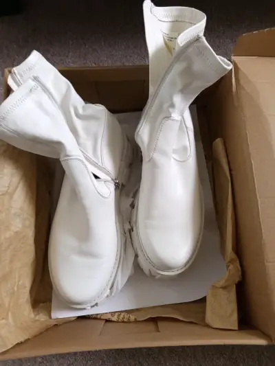 Botas blancas de plataforma c/Moran - miniatura 3