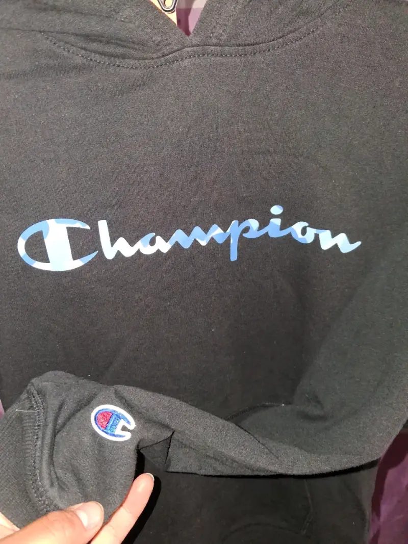 Polerón negro Champion - 2