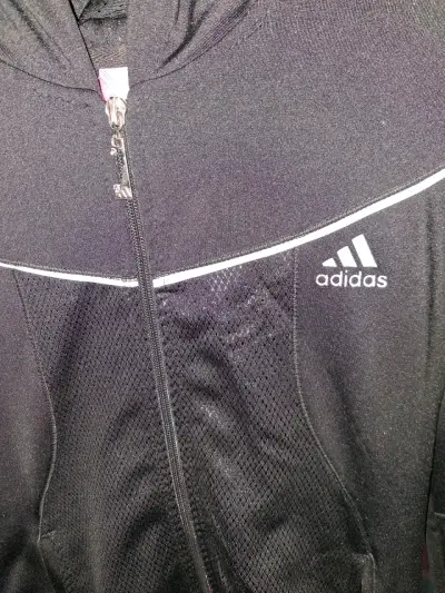 Chaqueta deportiva negra Adidas - miniatura 2