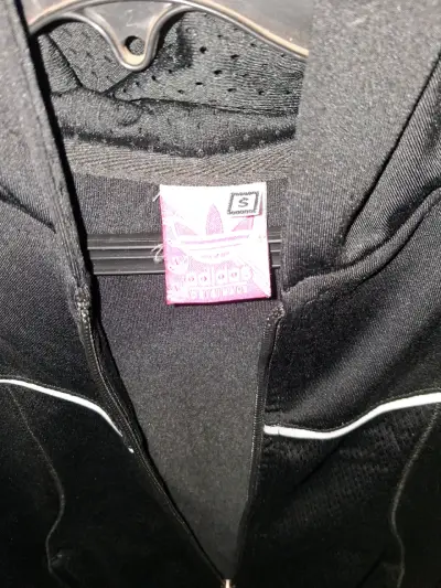 Chaqueta deportiva negra Adidas - miniatura 3