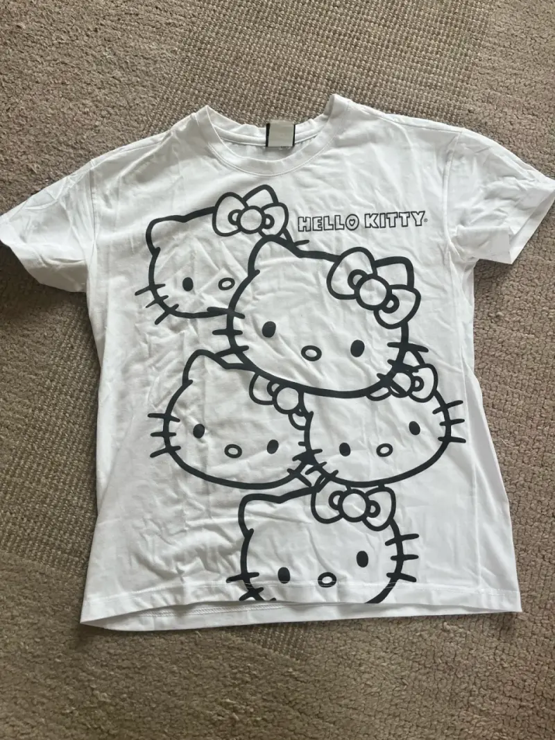 Polera Hello Kitty blanca
