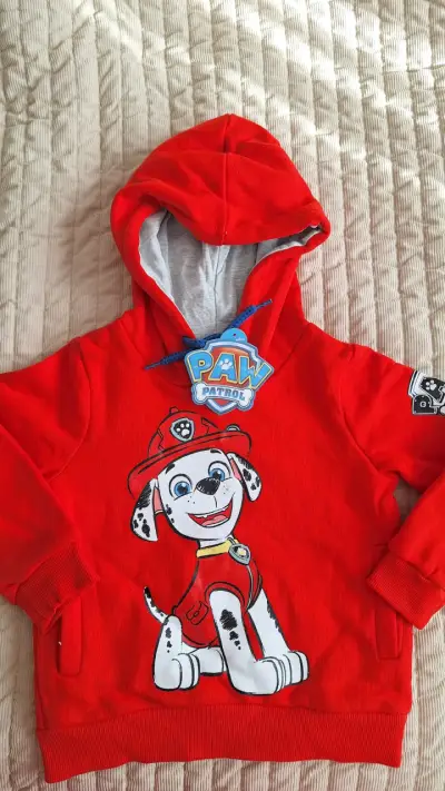 Polerón Paw Patrol rojo para niño - miniatura 1
