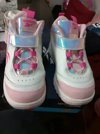 Zapatillas infantiles Reebok rosadas - miniatura 2