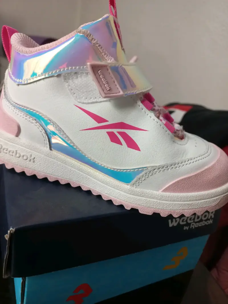 Zapatillas infantiles Reebok rosadas - 4