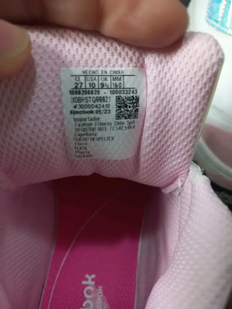 Zapatillas infantiles Reebok rosadas - 5