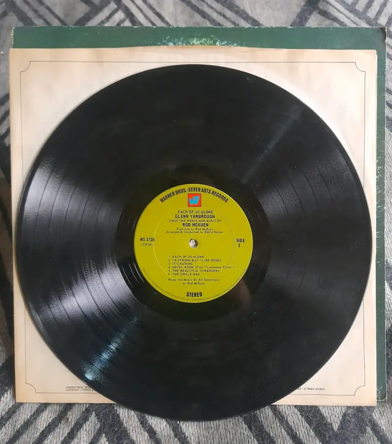 Vinilo Glenn Yarbrough - Each of Us Alone - 3