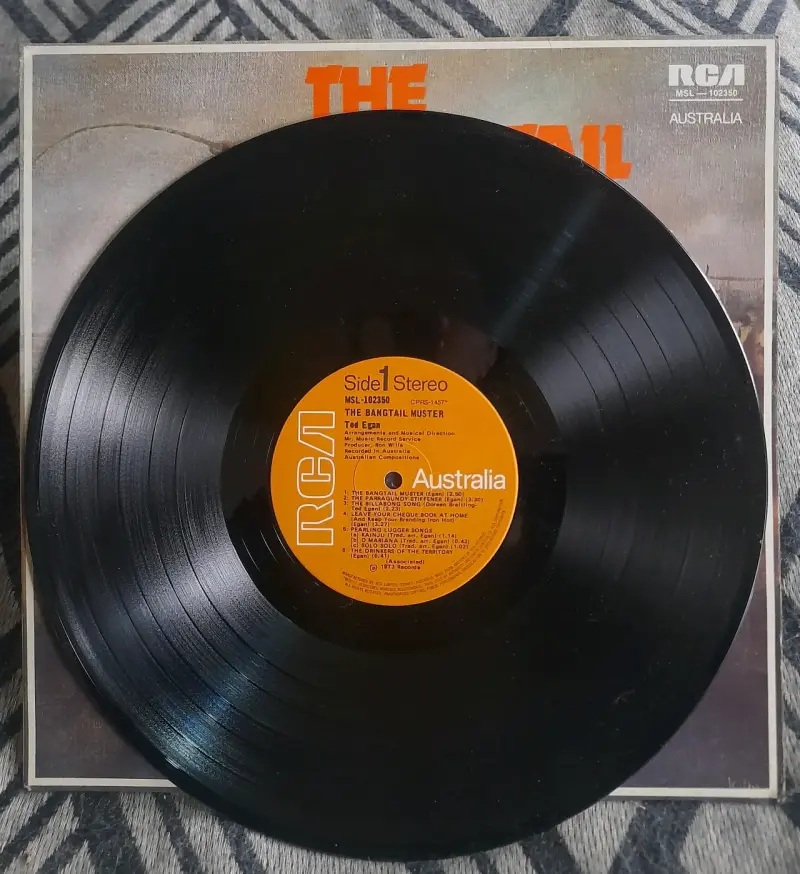 Vinilo The Bangtail Muster - Ted Egan - 3