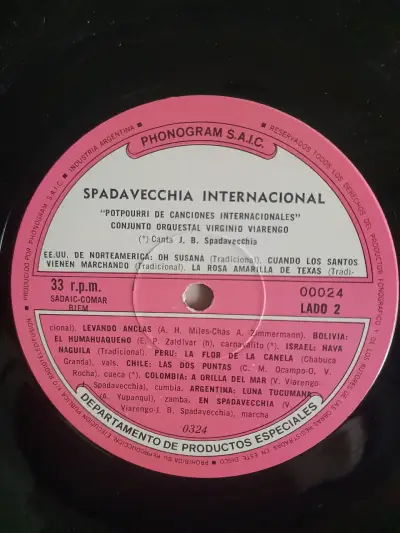 Vinilo Spadavecchia Internacional - miniatura 4