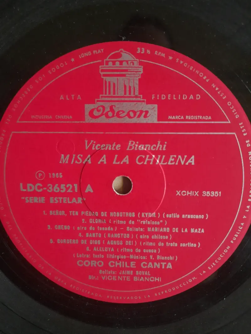 Vinilo Misa a la Chilena - Vicente Bianchi - 4