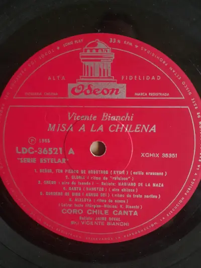 Vinilo Misa a la Chilena - Vicente Bianchi - miniatura 4