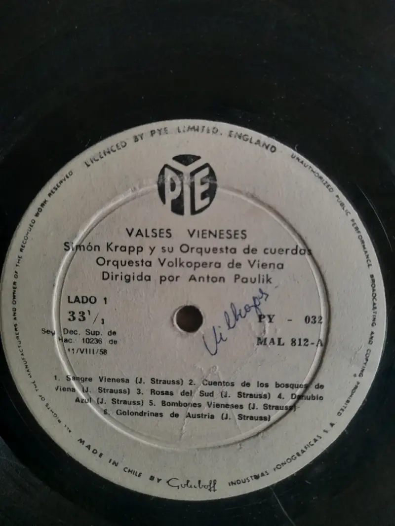 Vinilo Valses Vieneses - 4