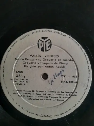 Vinilo Valses Vieneses - miniatura 4