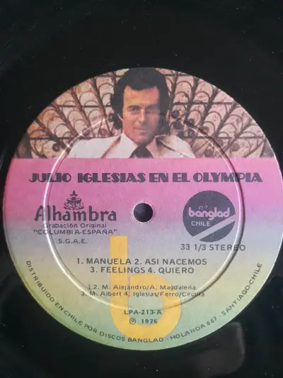 Vinilo Julio Iglesias - Olympiap - miniatura 6