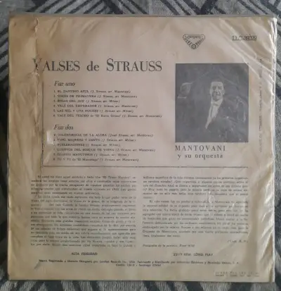Vinilo Valses de Strauss Mantovani - miniatura 2
