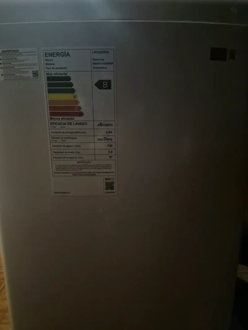 Lavadora Samsung carga superior - 4