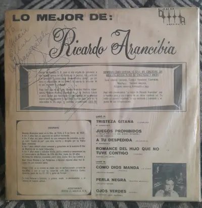 Vinilo Lo Mejor de Ricardo Arancibia - miniatura 2