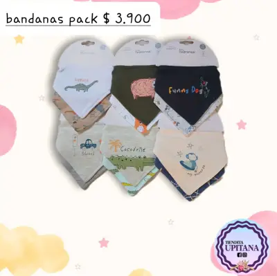 Pack de bandanas para bebé - miniatura 2