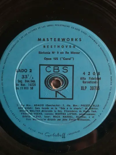 vinilo Beethoven Sinfonía No. 9 - miniatura 4